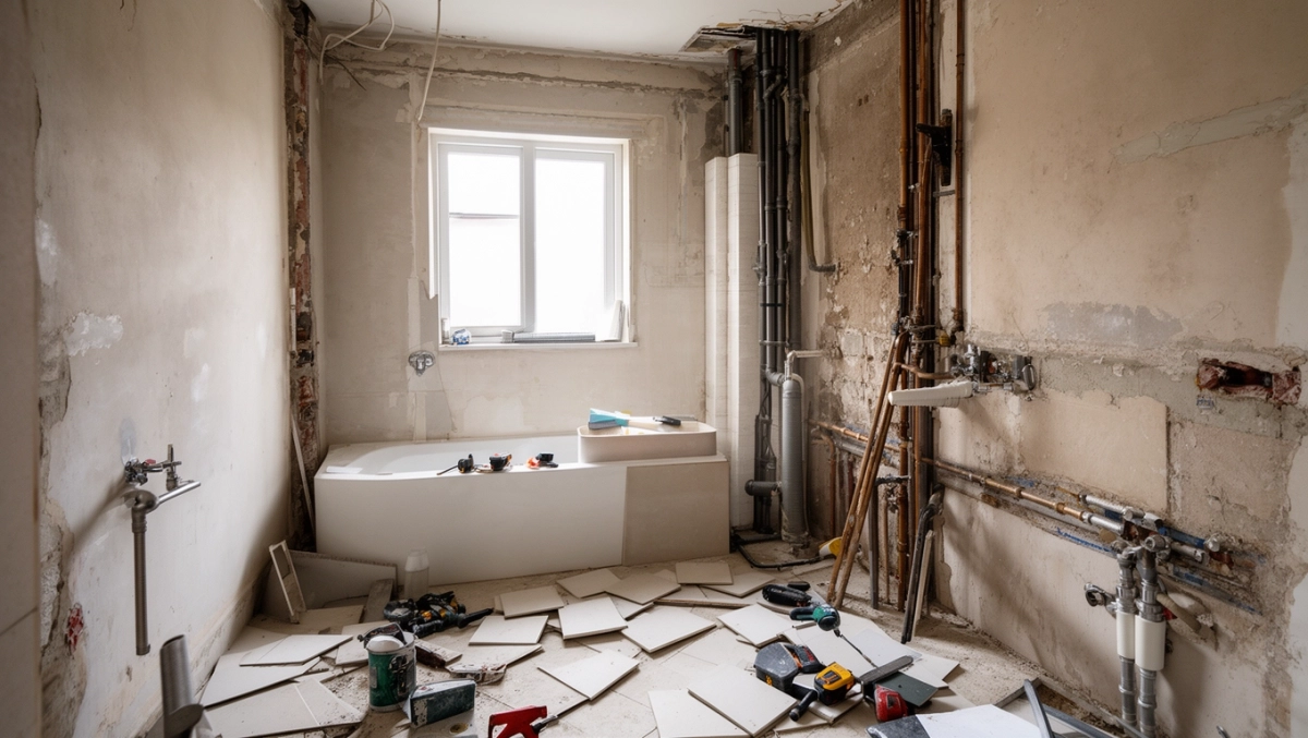 Ile trwa remont łazienki stan deweloperski