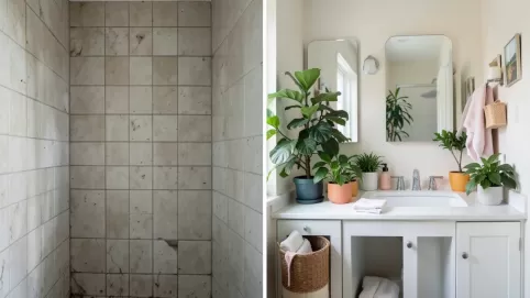 Metamorfoza łazienki bez remontu