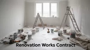 Umową o wykonanie prac remontowych