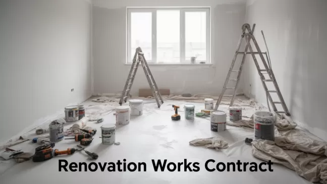 Umową o wykonanie prac remontowych