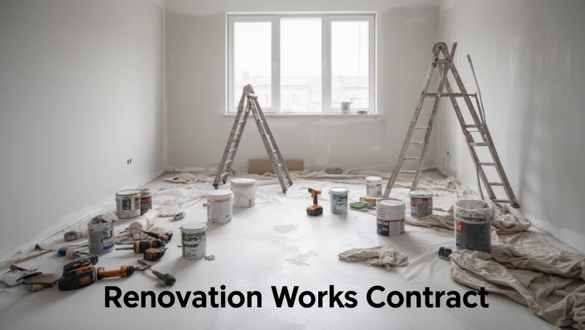 Umową o wykonanie prac remontowych